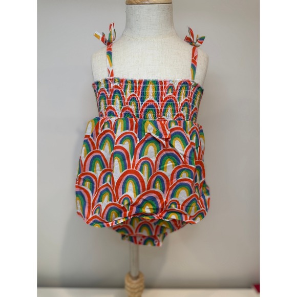 Tucker + Tate Other - Tucker + Tate Baby Girl Tiered Dress Cotton Sleeveless Playful Rainbow 12M